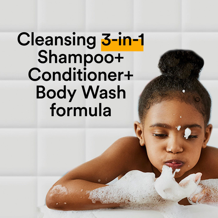 Suave Kids 3in1 Tear Free Body Wash Shampoo and Conditioners Dermatologist Tested Coconut Splash 18 Oz Pack of 6