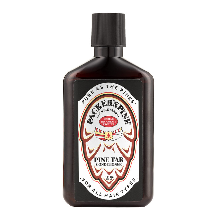 Packers Pine Tar Conditioner Natural Mens Psoriasis Aid with Pine Oils Perfect Companion for Pine Tar Shampoo 8 fl oz