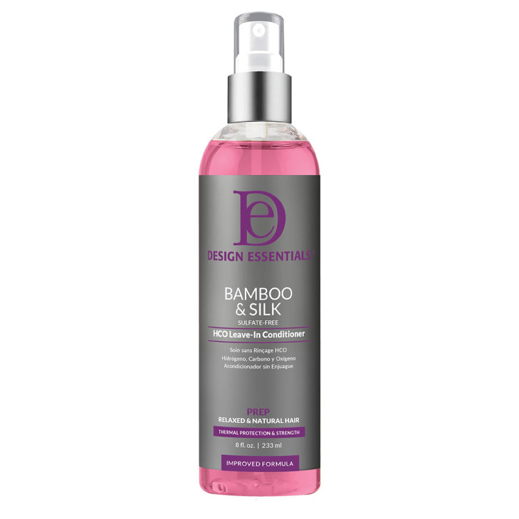 Design Essentials Bamboo Silk HCO LeaveIn Conditioner Thermal Protection for Natural and Relaxed Hair Softens Detangles