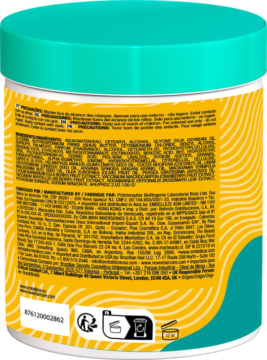 NOVEX My Curls Super Curly Deep LEAVE IN Conditioner 35 oz Defines Curls Controls Volume Reduces Frizz Adds Softness For