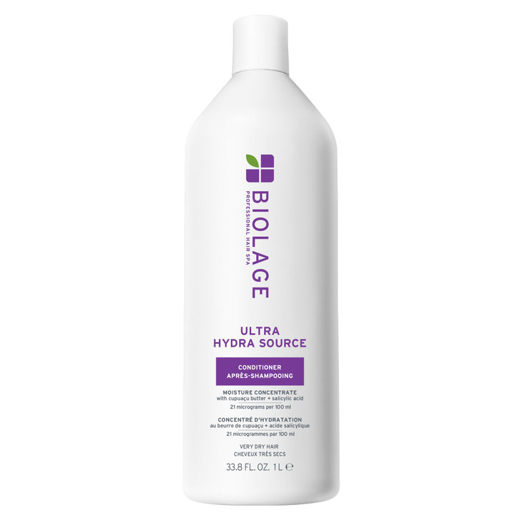 Biolage Ultra Hydra Source Conditioner Deeply Hydrates and Conditions Cleanses and Tames Frizz For Very Dry Thick Coarse