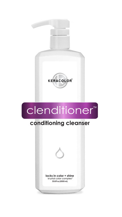 KERACOLOR Clenditioner Cleansing Conditioner Color Safe Prevents Fade Replaces Your Shampoo Keratin Infused 338 Fl Oz