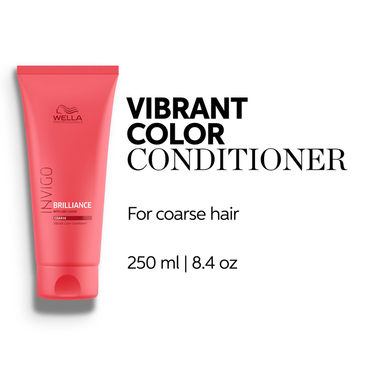 Wella Professionals Invigo Brilliance Conditioner for Coarse Hair Color Protection Vibrancy 84 Fl Oz