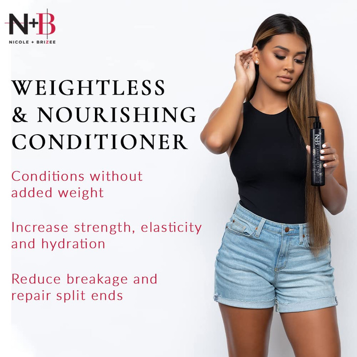 Nicole Brizee NB Core Collection ParabenFree For All Hair Types and Textures Strengthens and Hydrates Made in the USA Co