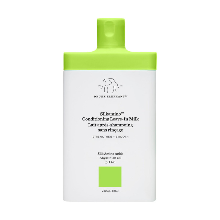 Drunk Elephant Silkamino Conditioning LeaveIn Milk 240 ml8 fl oz Silk Amino Acids Clean Clinical CrueltyFree Dermatologi