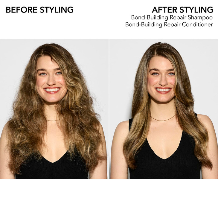 Bumble and bumble BondBuilding Hair Repair Conditioner For Damaged Hair Color Safe Anti Frizz Adds Shine Curly Wavy Stra