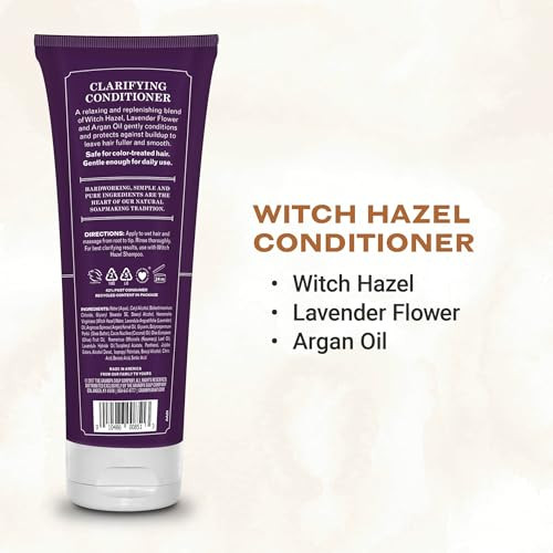 The Grandpa Soap Company Clarifying Witch Hazel Conditioner Relieves Scalp Conditions and Protects Against Buildup With