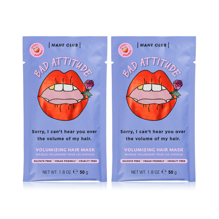 MANE CLUB Bad Attitude Deep Conditioner cruelty free vegan no sulfates or parabens Pack of 2
