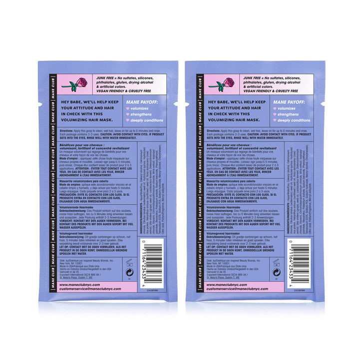 MANE CLUB Bad Attitude Deep Conditioner cruelty free vegan no sulfates or parabens Pack of 2