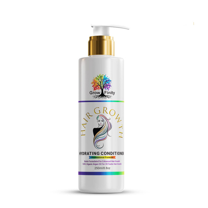 GrowFinity Hair Growth Moisturizing Conditioner Biotin and Argan Oil Infused for 3x Faster Hair Growth Professional Salo