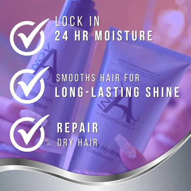 Inova Professional Silk Keratin Smooth Hydration Conditioner 34 Oz White