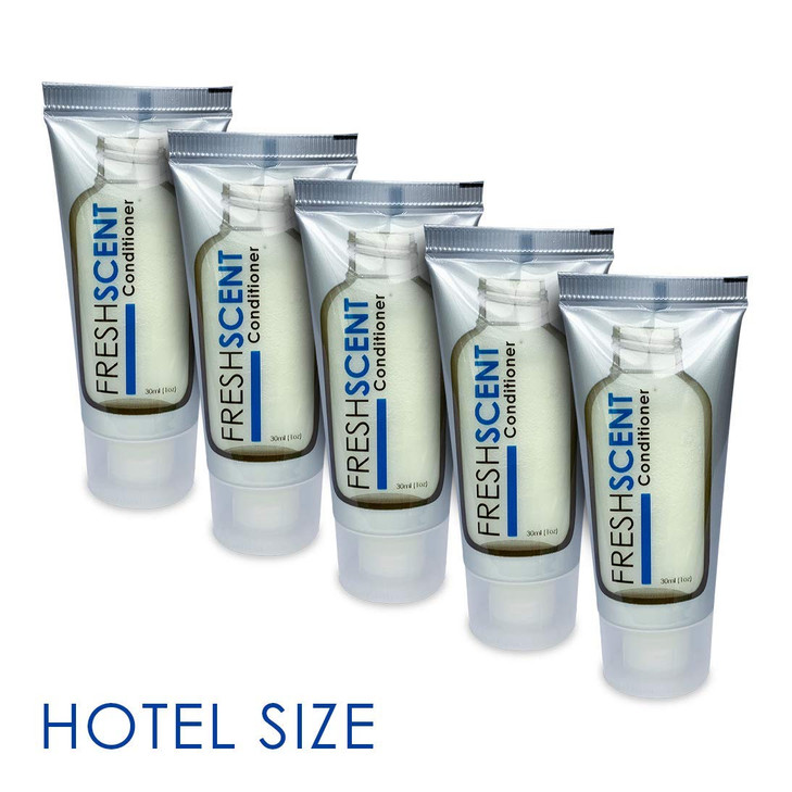 Freshscent Conditioner 1oz 200 Pack Hotel Travel Size Bulk Amenities and Toiletries for Hospitality