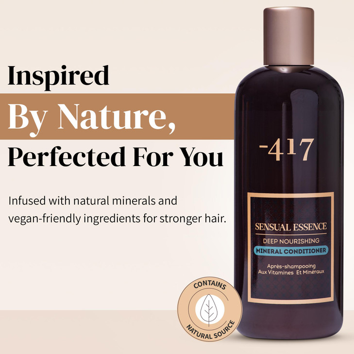 417 Dead Sea Cosmetics Deep Nourishing Mineral Conditioner Lightweight Silky Smooth Hair Conditioner Enriched with Dead