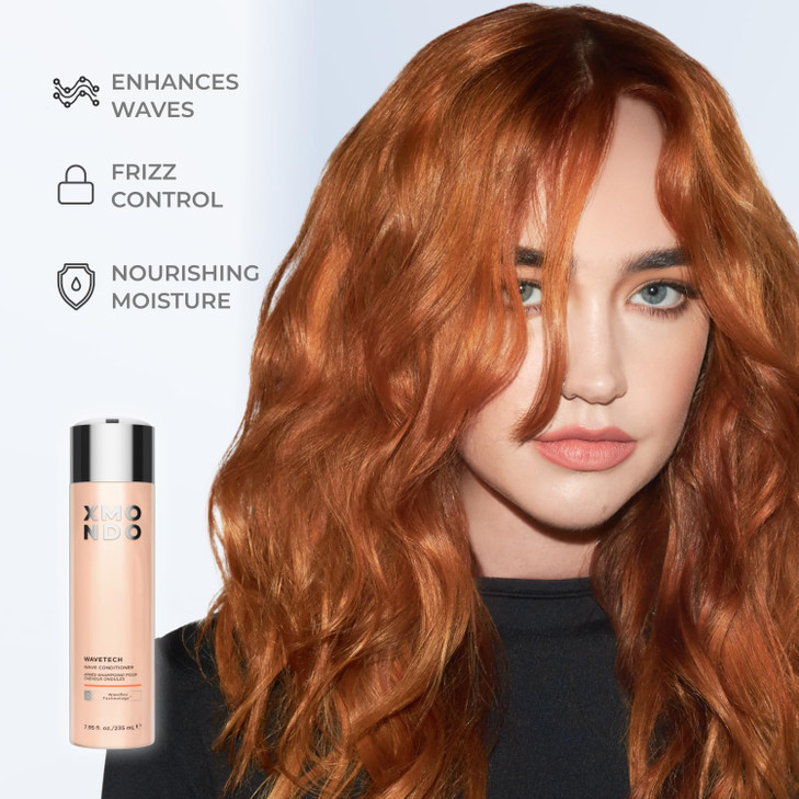XMONDO Hair Wavetech Wave Conditioner Vegan Formula with Moringa Argan Oil to Boost Hydration Tame Frizz and Enhance You