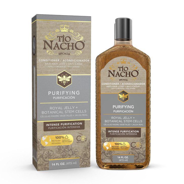 Tio Nacho Conditioner Purifying with Royal Jelly Infused with Botanical Stem Cells for Intense Hair and Scalp Purificati