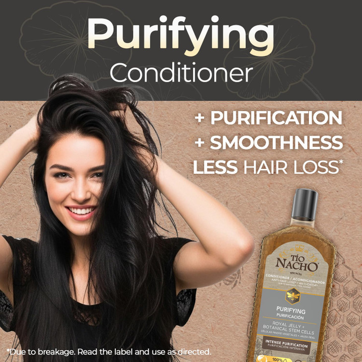 Tio Nacho Conditioner Purifying with Royal Jelly Infused with Botanical Stem Cells for Intense Hair and Scalp Purificati