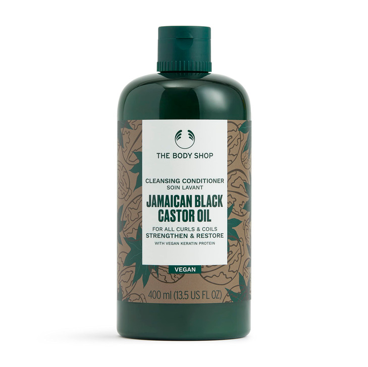 The Body Shop Jamaican Black Castor Oil Conditioner For Curly Hair Strengthen Restore With Vegan Keratin Protein Vegan 1