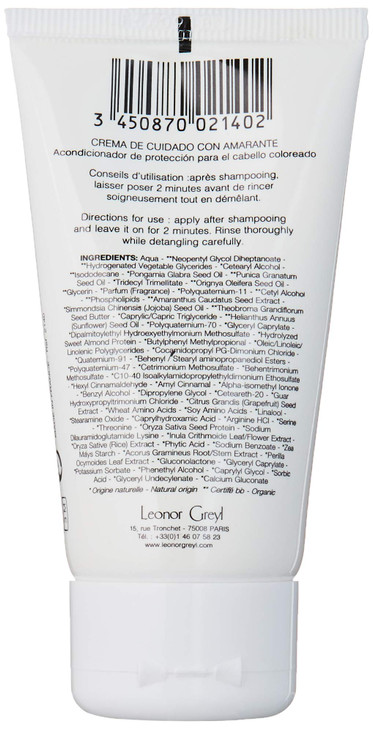 Leonor Greyl Paris Creme De Soin a LAmarante Travel Size Detangling and ColorProtecting Conditioner TSA Approved 17 Oz