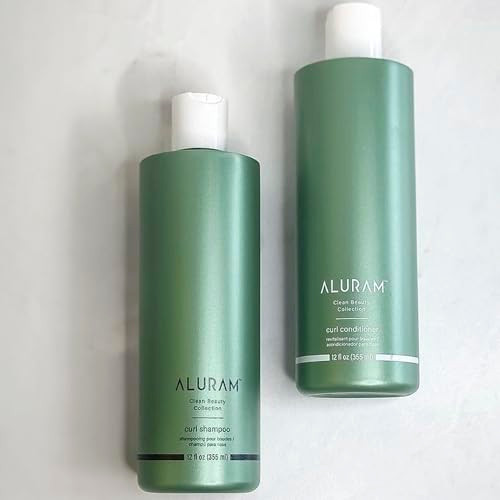 ALURAM Curl Conditioner Clarifying Coconut Water Infused Hydration Lightweight Moisture For Curly Hair 12 Fl Oz