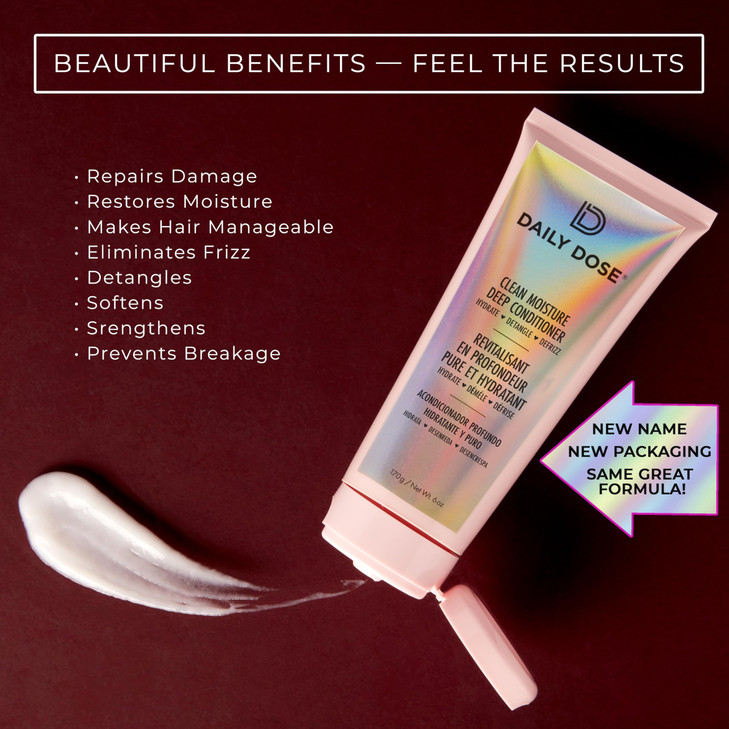 DAILY DOSE Deep Conditioner Hair MaskMasque Treatment for Dry Damaged Colored Treated Hair Paraben Free Phthalates Free