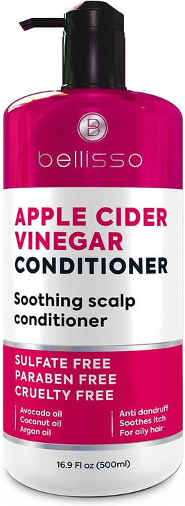 Apple Cider Vinegar Conditioner Sulfate Paraben and Silicone Free For Dry Damaged and Oily Hair Anti Dandruff Product fo