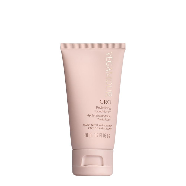 VEGAMOUR GRO Revitalizing Conditioner Travel Size Smooths Strengthens and Adds Shine to Thinning Hair Clean Vegan Cruelt