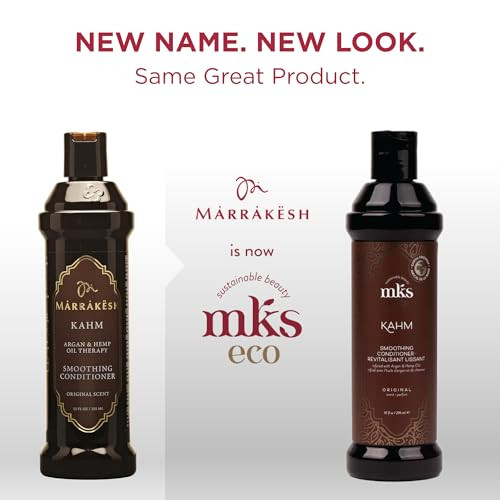 MKS eco Kahm Smoothing Conditioner Original Scent 10 fl oz Detangle Moisturize Repair Hair With Moroccan Argan Oil Hemp