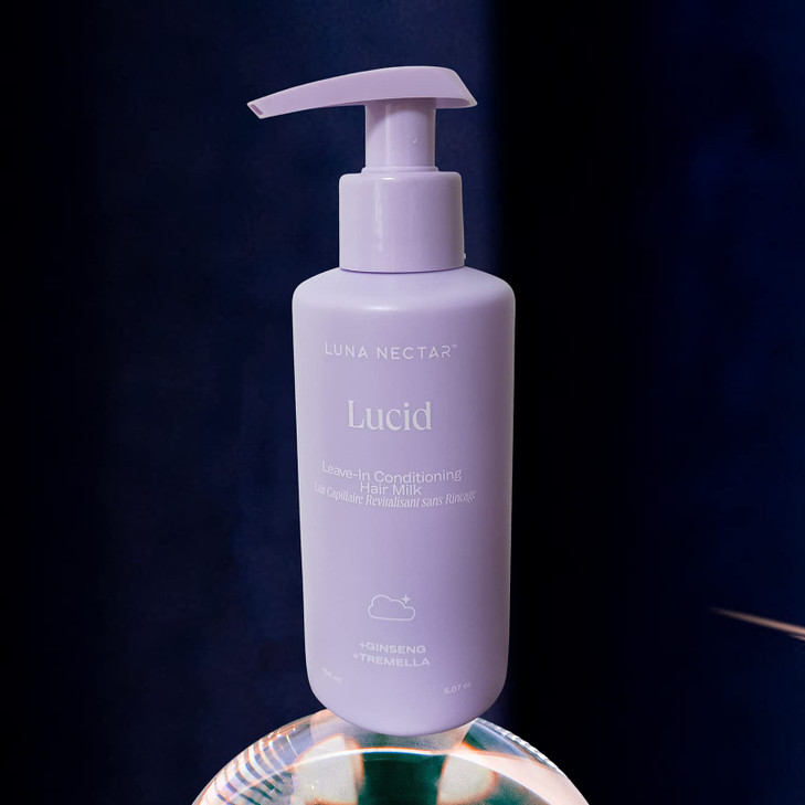 Luna Nectar Lucid LeaveIn Conditioning Milk Nourishes Strengthens Hair for Effortless Styling Radiant Locks Shine Intens