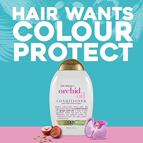 OGX FadeDefying Orchid Oil Conditioner with UVAUVB Sun Filters 13 Ounces