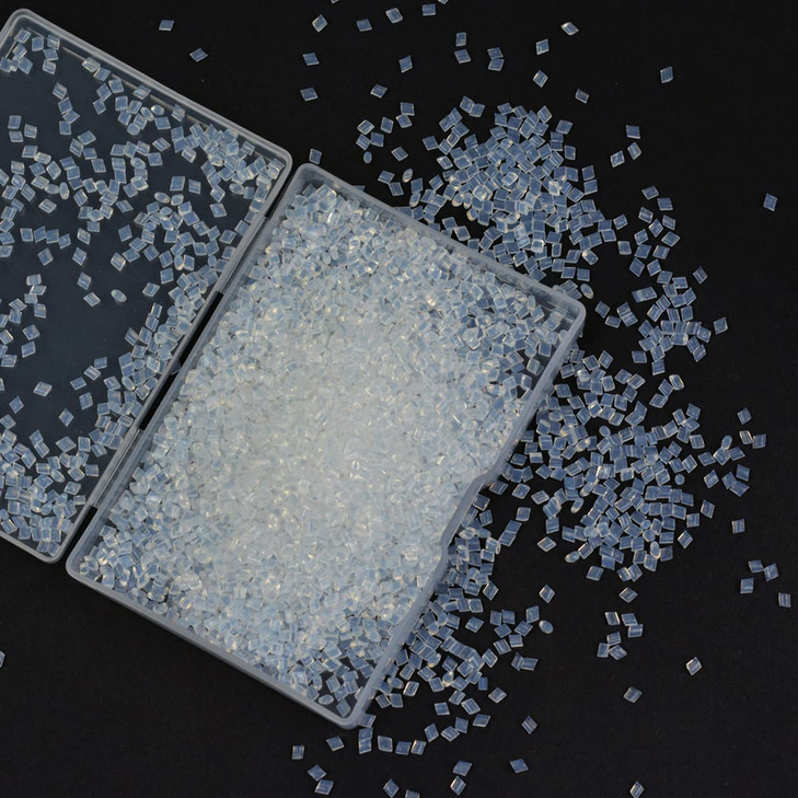 Keratin Glue for Hair Extensions 50g Keratin Glue Granule Pellet Hot Fusion Extensions Hot-Melt Keratin Glue Tips