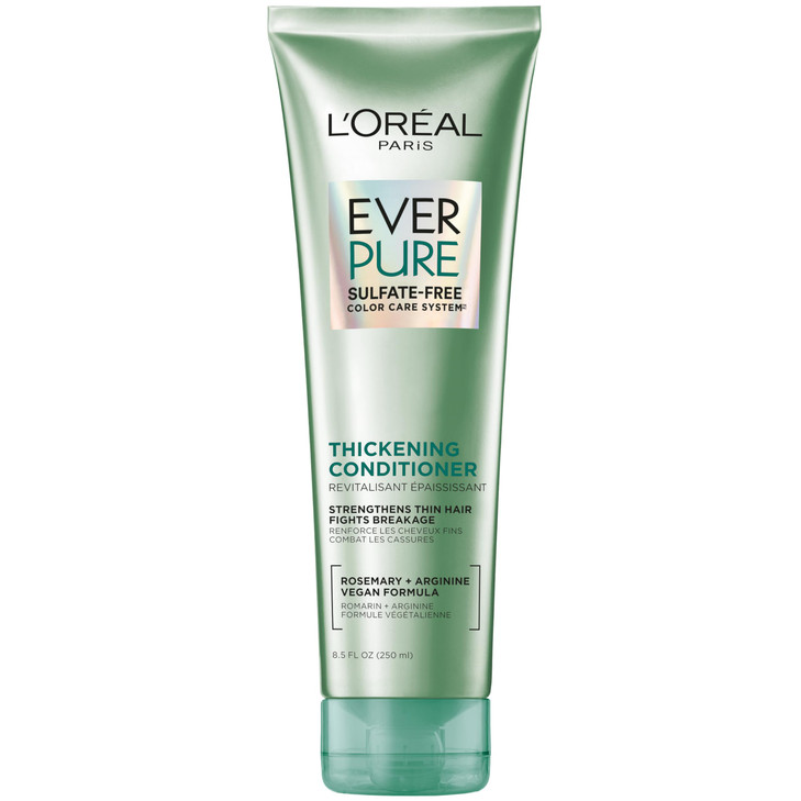 LOreal Paris Thickening Sulfate Free Conditioner Thickens Strengthens Thin Fragile Hair Hair Care with Rosemary Leaf Eve