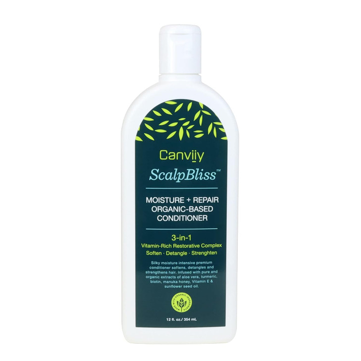 Canviiy ScalpBliss Moisture Repair OrganicBased Conditioner Designed with a VitaminRich Restorative Complex to Reduce Br