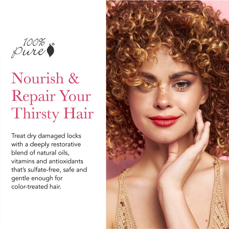 100 PURE Glossy Locks Repair Conditioner Cream Moisture Restore Nourishing Deep Conditioning Treatment for Dry Damaged H