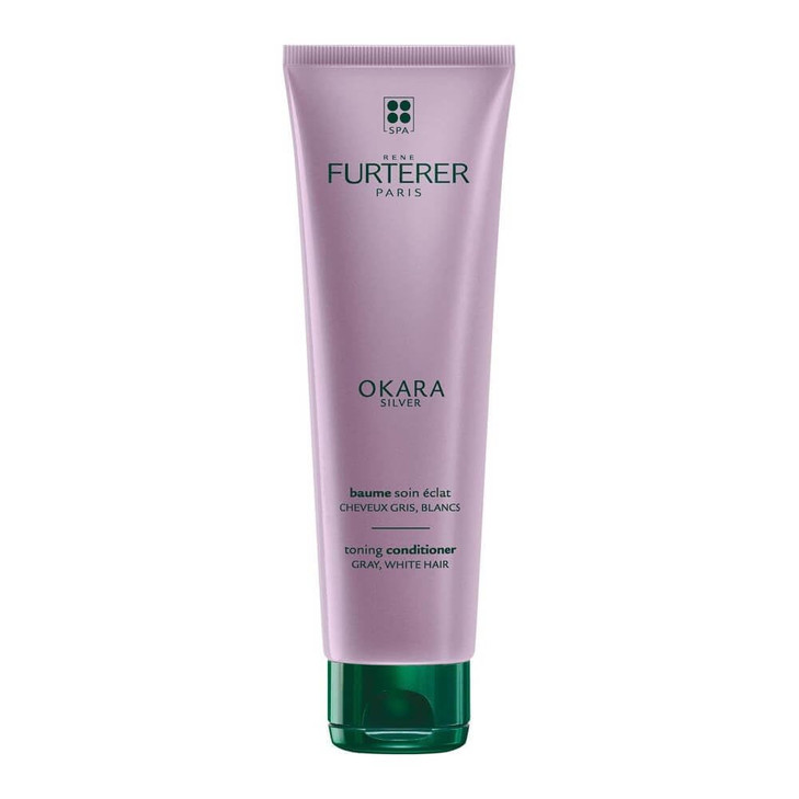 Rene Furterer OKARA SILVER Toning Conditioner Purple Conditioner for Blonde White Grey Silver Pastel Hair 5 fl oz