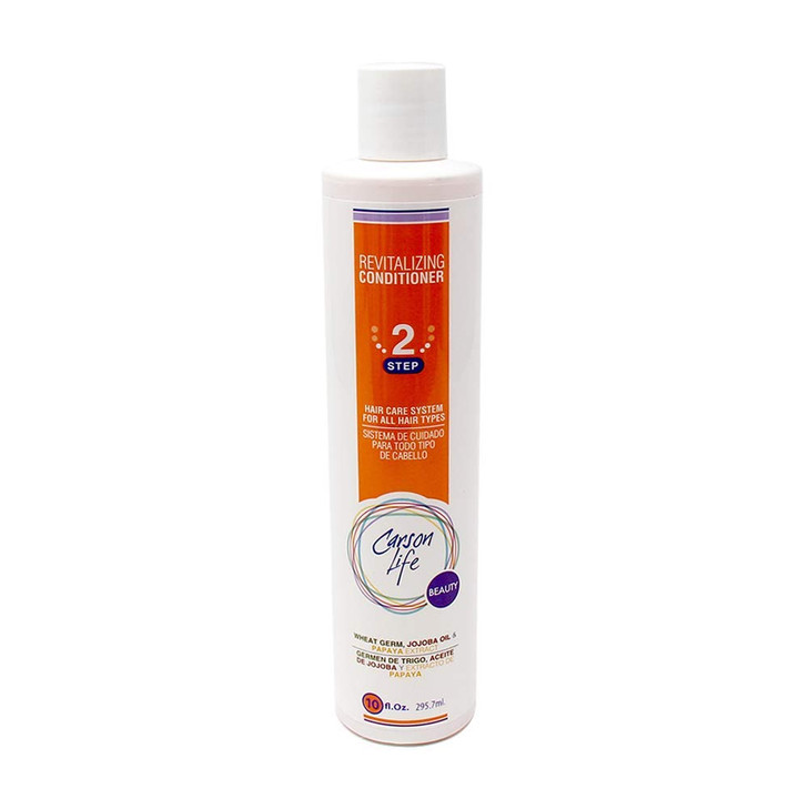 Carson Life Revitalizing Hair Conditioner For Color Treated Hair 10 Oz Men Women All Hair Types Wheat Germ Jojoba Oil Pa