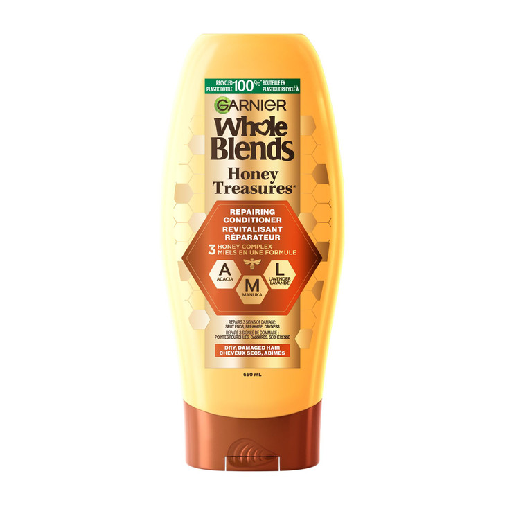 Garnier Whole Blends Repairing Conditioner Honey Treasures Damaged Hair 22 fl oz