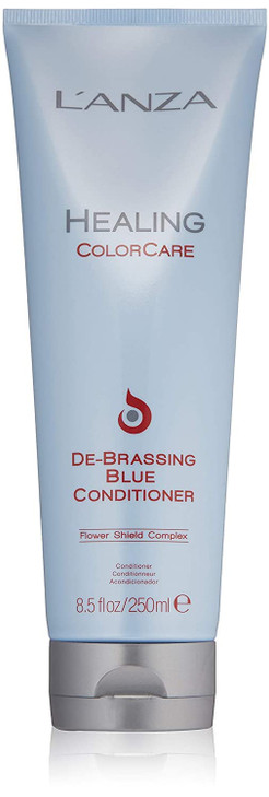 LANZA Healing ColorCare Ultra DeBrassing Professional Blue Conditioner Color Toning Haircare to Eliminate Unwanted Brass