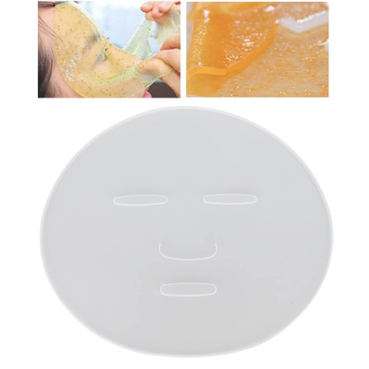DIY Face Mask, Mask for Fruit and Vegetables Maker Machine, Silicone Reusable Mask Making Plate Skin Care Mask Machine Accessory