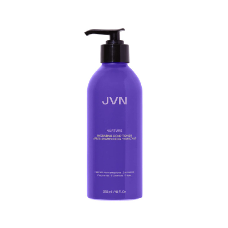 JVN Nurture Hydrating Conditioner Moisturizing Conditioner for All Hair Types Detangles Softens Hair Made with Clean Hem