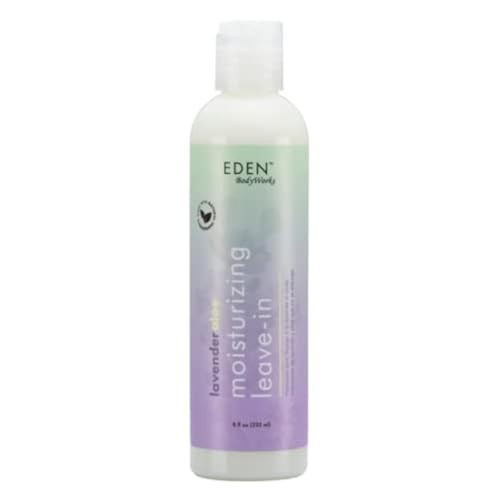 EDEN BodyWorks Lavender Aloe Leave In Conditioner 8 oz Moisturize Dry Damaged Hair Formulated For All Hair Types