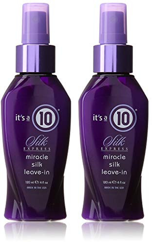 Its a 10 Haircare Silk Express Miracle Silk LeaveIn 4 fl oz Pack of 2