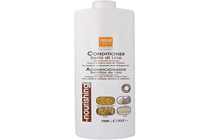 Ever Ego Italy Linseed Oil Conditioner For Damaged Bleached or Colored Hair Nourishing And Hydrating Hair Care Product F