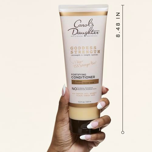 Carols Daughter Goddess Strength Fortifying Conditioner For Wavy Coily and Curly Hair Sulfate Free Conditioner with Cast