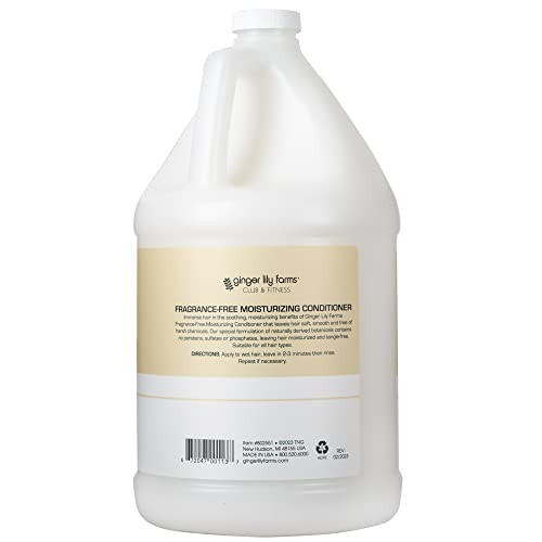 Ginger Lily Farms Club Fitness Moisturizing Conditioner for Dry Hair 100 Vegan CrueltyFree Fragrance Free 1 Gallon 128 f