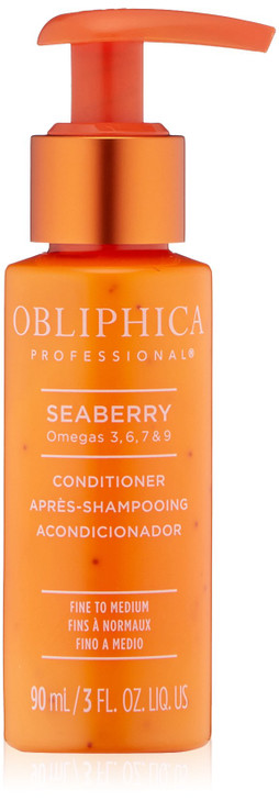Obliphica Seaberry Conditioner for Fine Medium Hair Frizz Free Nourished and Damaged Repaired Hair Hair Mask Treatment f