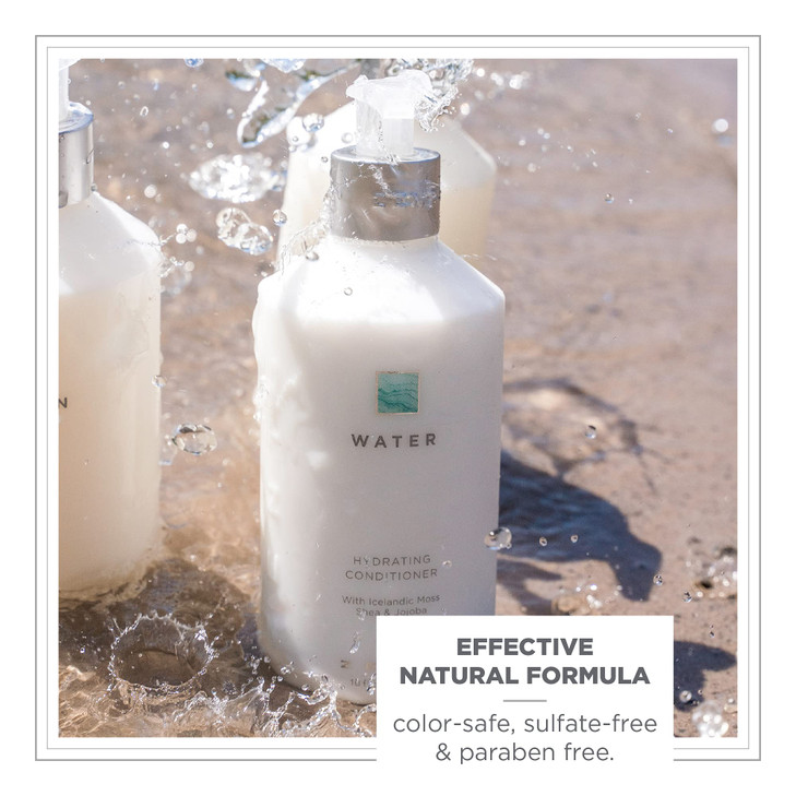 Zents Moisturizing Water Conditioner Travel Size Color Safe and SulfateFree with Organic Shea Butter Jojoba Oil for All