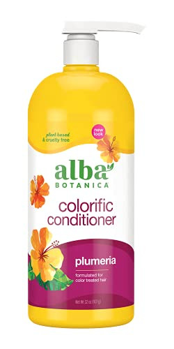Alba Botanica Colorific Conditioner Plumeria 32 Oz