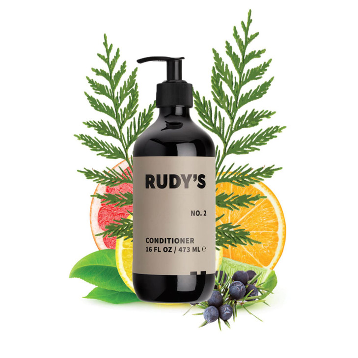 Rudys No 2 Conditioner Repairs and Strengthens Hair Natural Ingredients Sulfate Paraben Free 16 fl oz