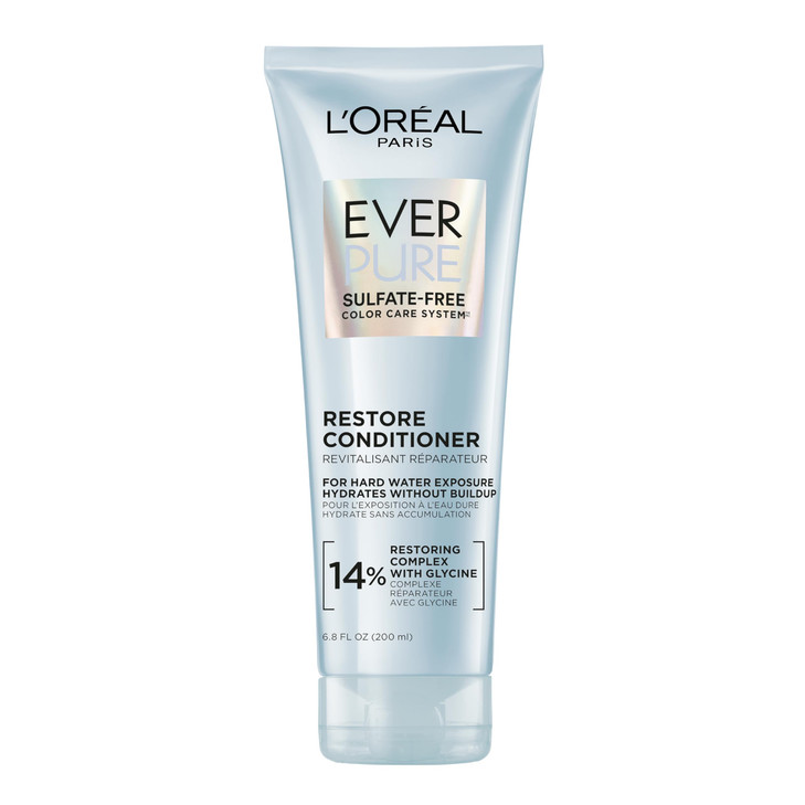 LOreal Paris Restore Sulfate Free Conditioner with Antioxidants Moisturizing Conditioner for Hard Water Exposure and Sty