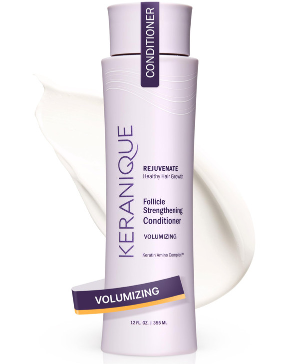 Keranique Volumizing Conditioner for Women Best for Fine Thin Brittle Hair SulfateFree Good for Color Treated Hair Nouri